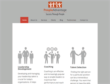 Tablet Screenshot of peopleadvantage.net